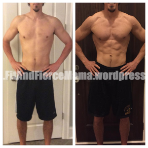 Just one round of 21 Day Fix Extreme and these were his results!